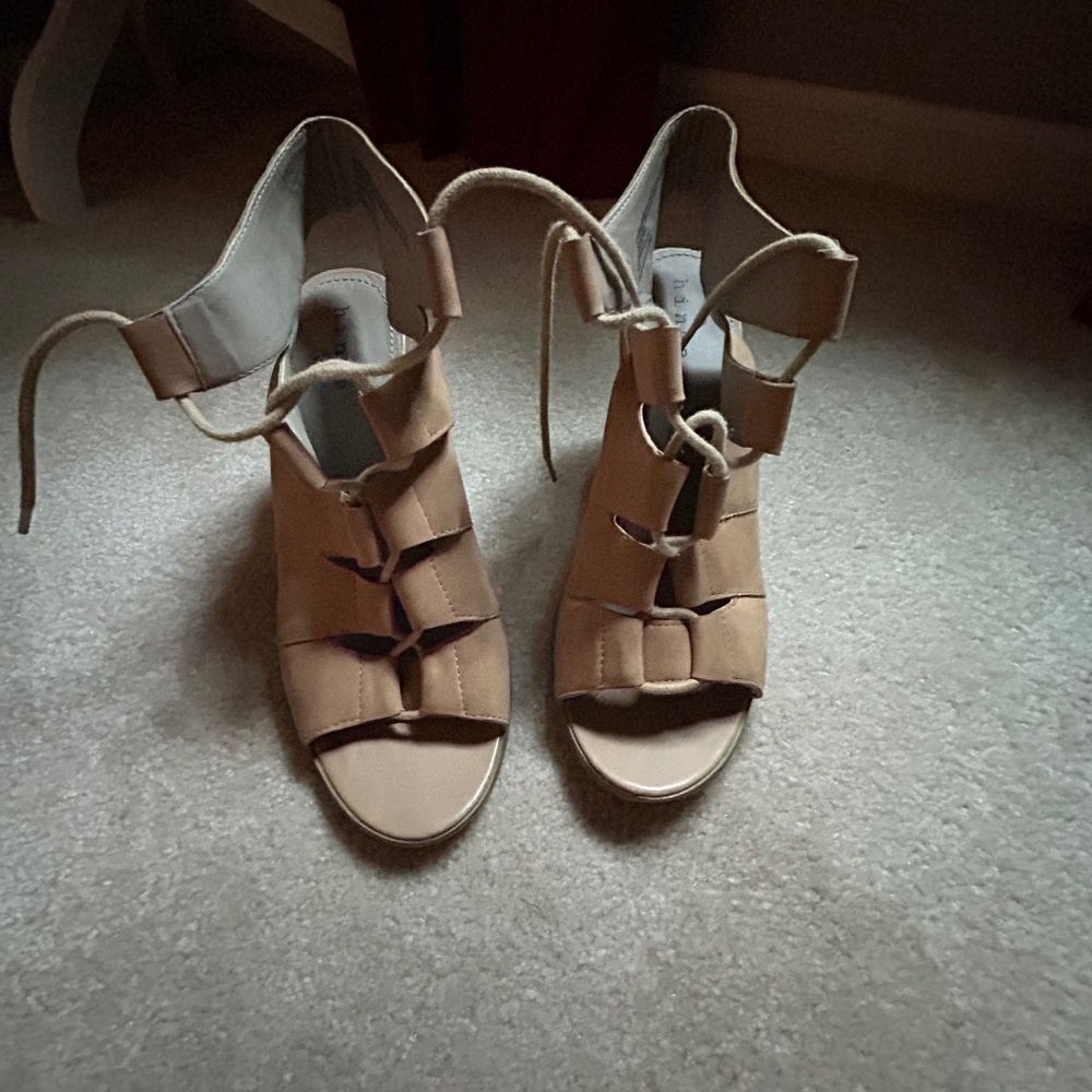 Lace up heels